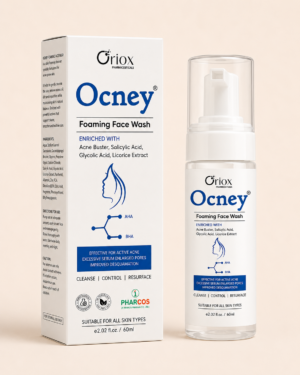 Ocney Foaming Face Wash | AHA & BHA Acne Control Cleanser